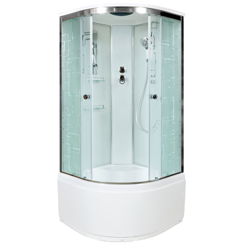 ЕМ2712 R N LED Душевая кабина DETO Серия ЕМ ЕМ4580 стандартная - Вид №18