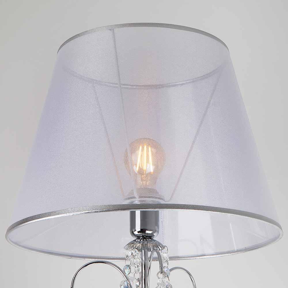 Торшер Eurosvet Gloria 01069/1 хром/прозрачный хрусталь Strotskis EUROSVET ЭЛИТНЫЕ 181121 Хром  - Вид №2