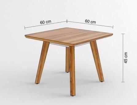 Arrediorg.it® Квадратный деревянный журнальный столик Evolutio J01 60  - Вид №4