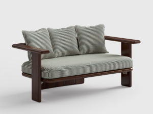 2-местный деревянный диван