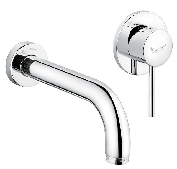 45055CR Emmevi Piper, встраиваемый в стену смеситель для раковины, цвет хром