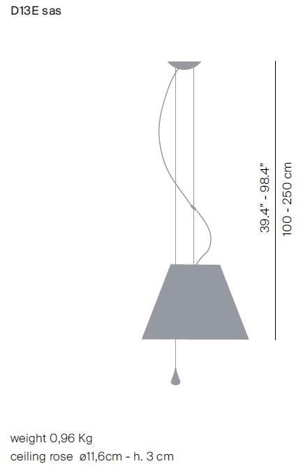 LUCEPLAN Регулируемый светодиодный подвесной светильник из поликарбоната Lady costanza sun-id-1380061 - Вид №2