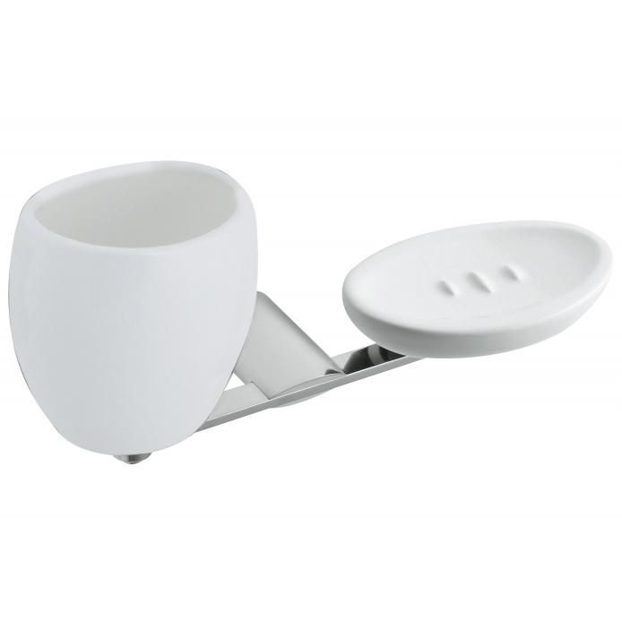 AI501101015 Мыльница и стакан для зубных щеток Webert Aria