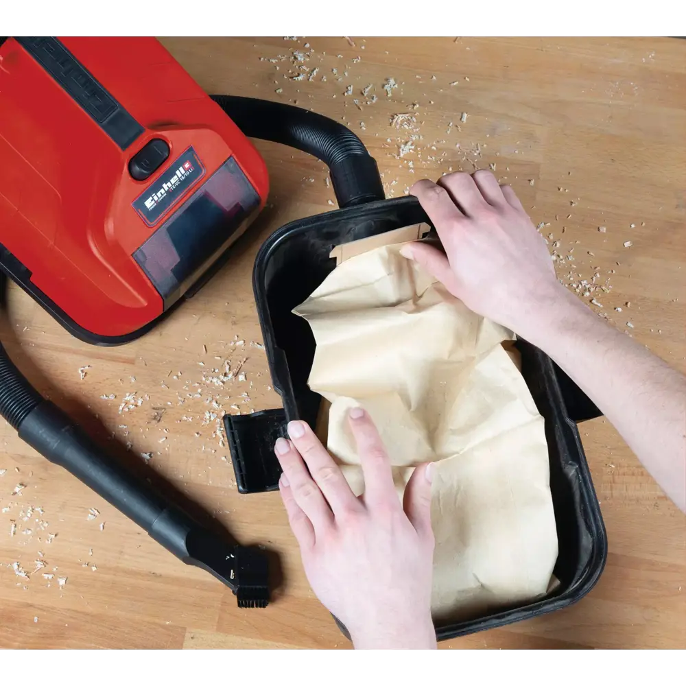 Аккумуляторный строительный пылесос Einhell TE-VC 18/10 Li PXC для сухой и влажной уборки 89411282 STLM-1563884 - Вид №6