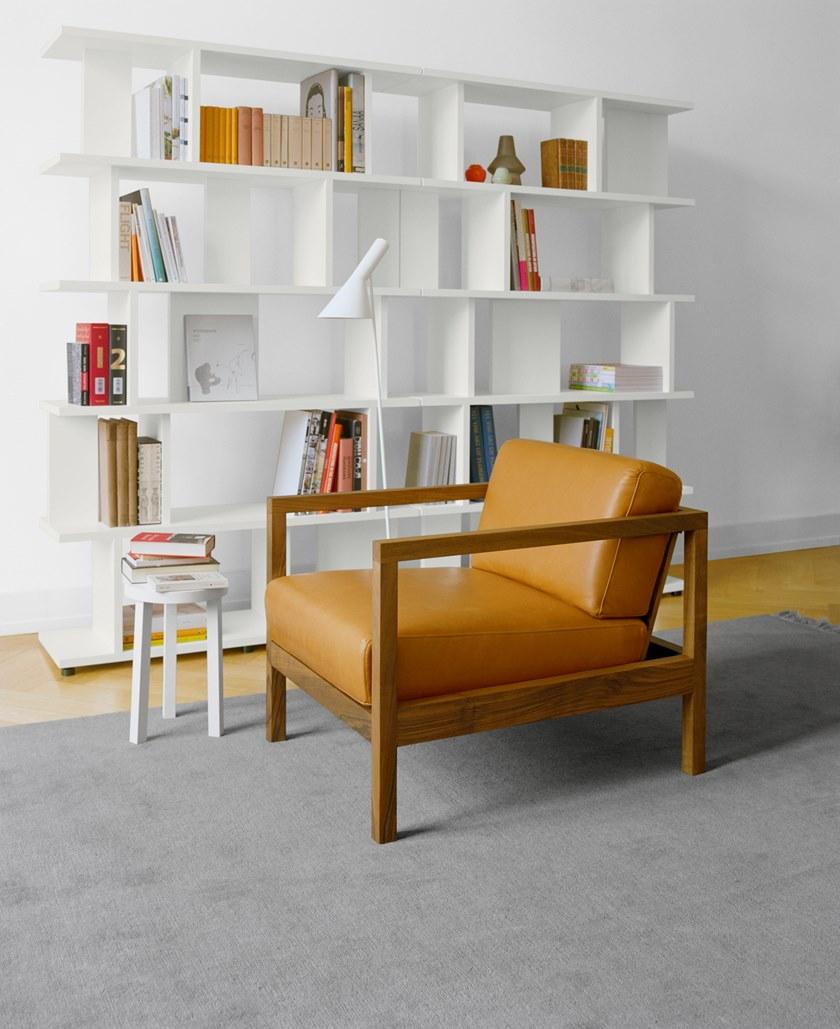 e15 Модульный открытый книжный шкаф из массива дерева  Sh05  - Вид №7