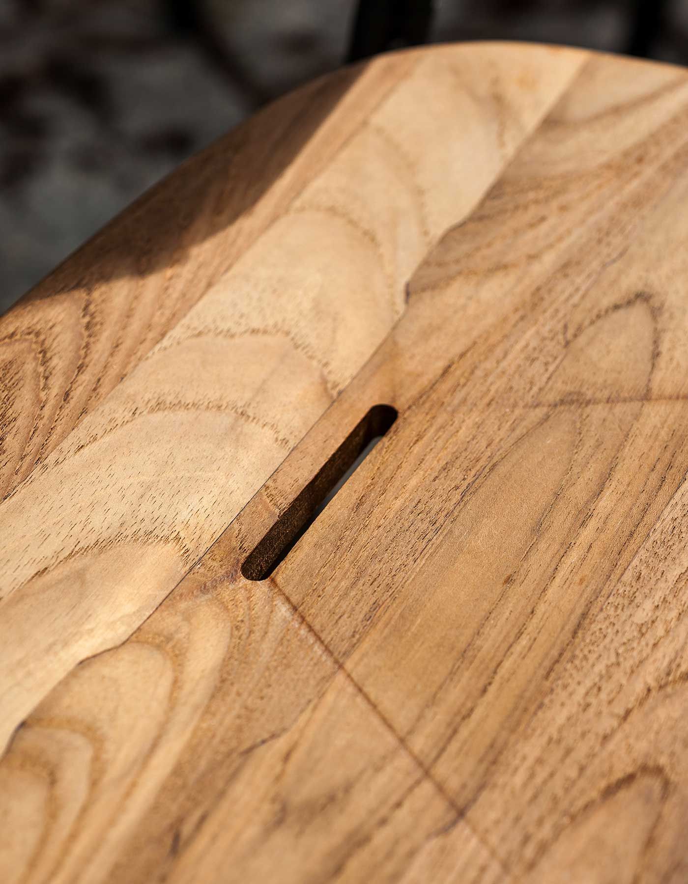 Высокий садовый стул из тика и веревки RODA Piper ARCH-00022874 - Вид №3