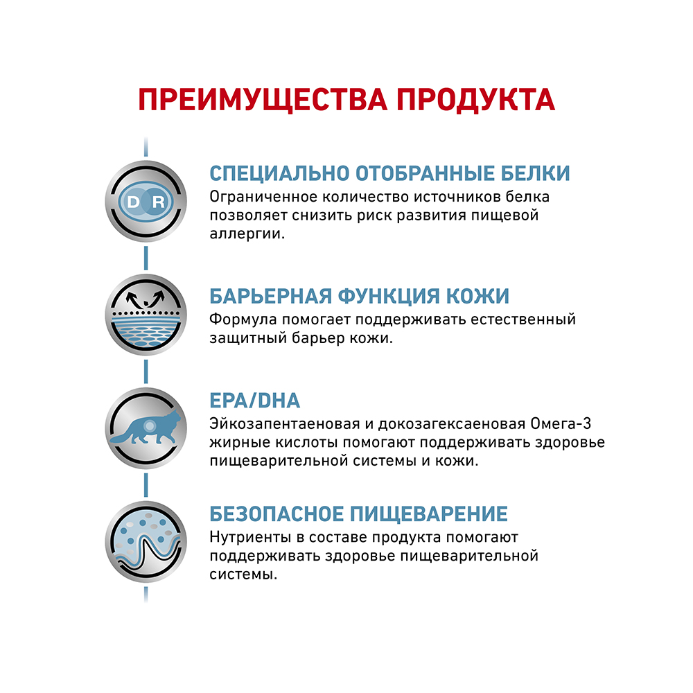 Т0023156 Корм для кошек Vet Diet Sensitivity Control SC29 при пищевой аллергии, птица сух. 400г ROYAL CANIN  - Вид №4