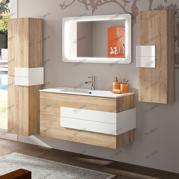 КОМПЛЕКТ МЕБЕЛИ CRONOS 100 СМ OAK/WHITE SALGAR 21805