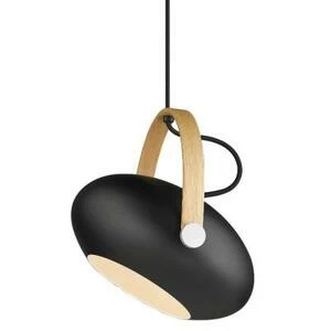 Светильник подвесной D.C, Ø26, черный/дуб