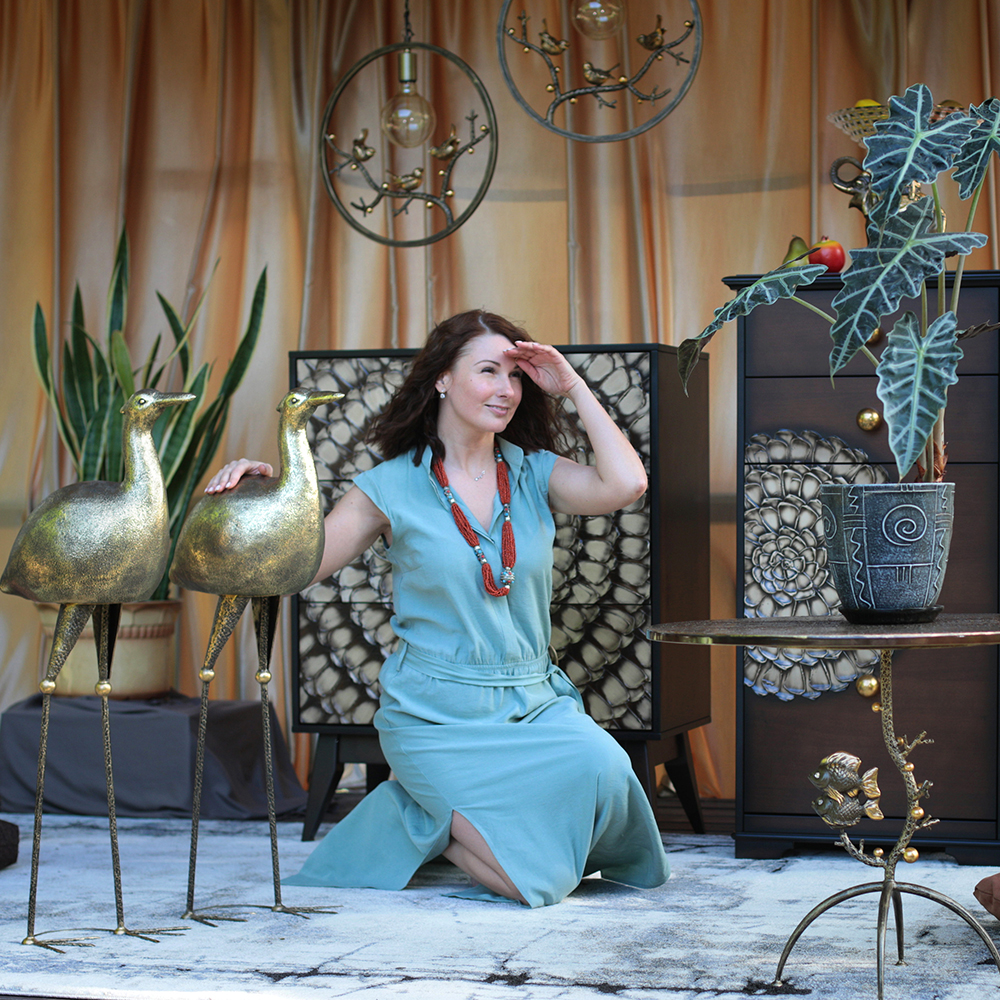 77081 Скульптура Цапля Бронза BOGACHO 4627163961762 - Вид №8