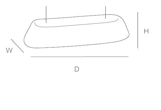 Открытый керамический светодиодный подвесной светильник calma Обычная ARCH-00039081 - Вид №2