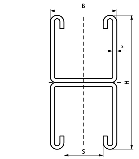 6501686 Монтажные профиля BIS RapidStrut® Двойные профили (горяч. оцинк.) подвешивание и поддержка WALRAVEN  - Вид №1