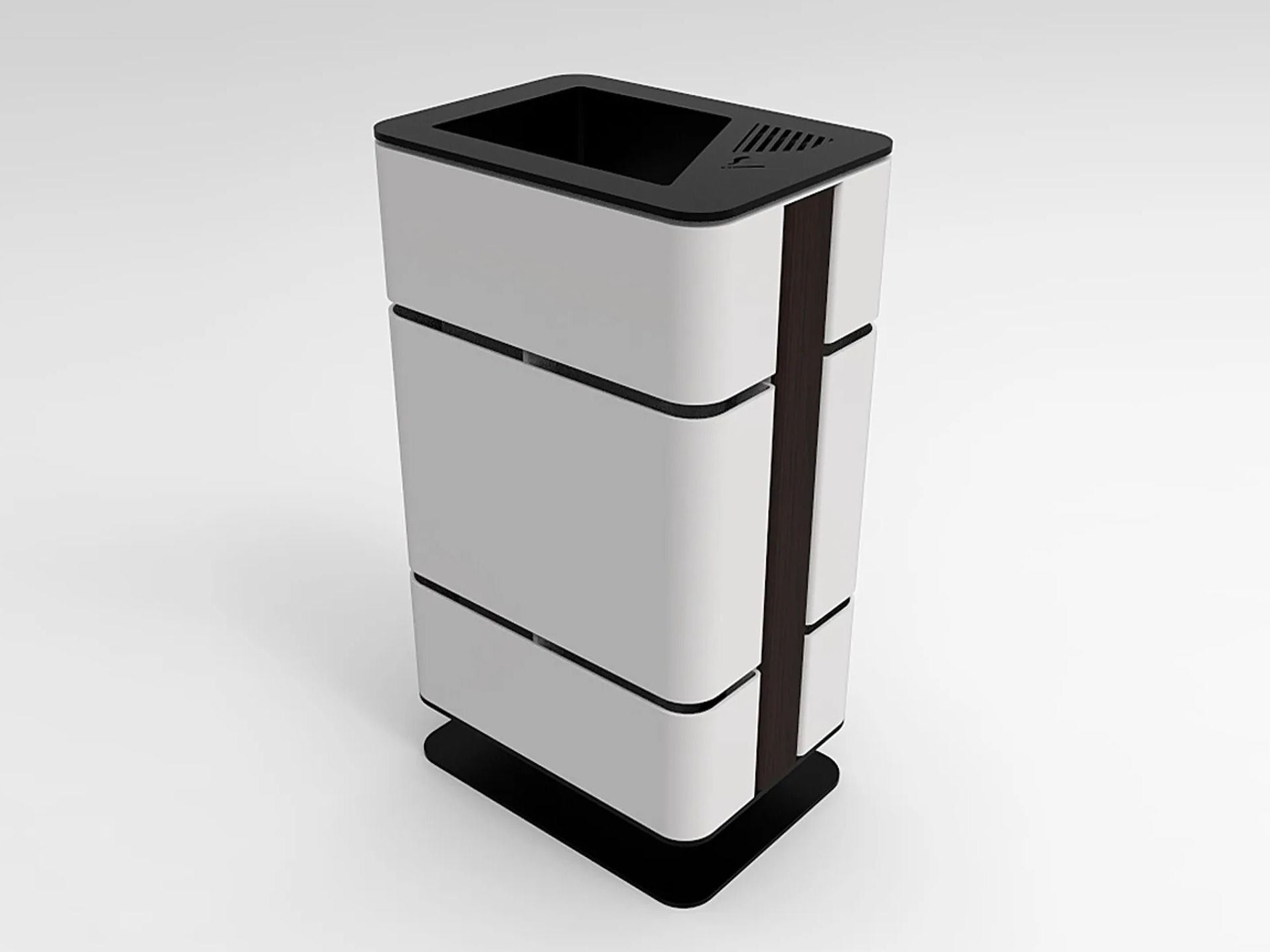 Наружная стальная стойка для мусора с пепельницей CITYSì Ash ARCH-00064415