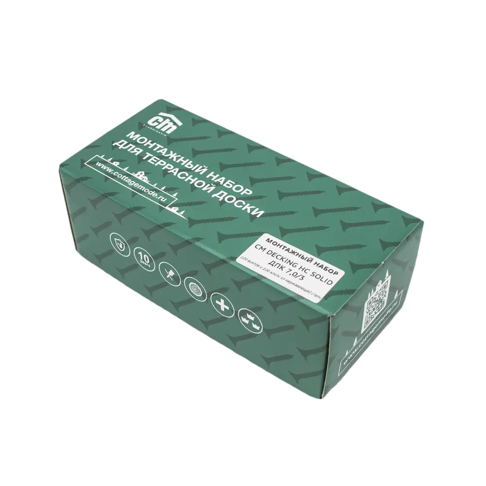 Клипса для террасной доски CM Decking №7 сталь 100 шт. 89413641 STLM-2013500  - Вид №1