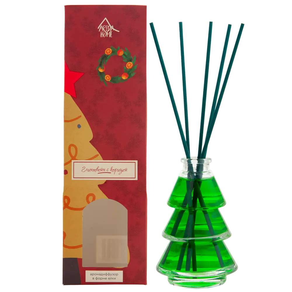 Ароматический диффузор Arida Home Глинтвейн с корицей, 90 мл STLM-2083234