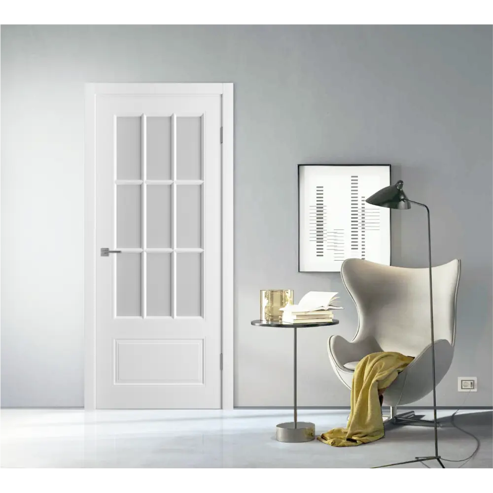 VFD Эрика - межкомнатная дверь с сатинированным стеклом и эмалевым покрытием 84506422 STLM-0898282 - Вид №6