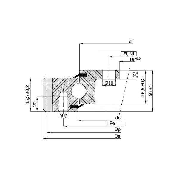 IS981 ОПУ фланцевая серия EBL.20.1094.200-1STPN ISKRA  - Вид №1