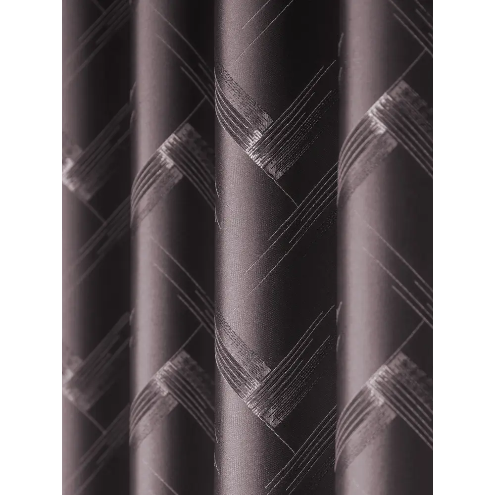 Штора на ленте Гарда 160x260 см цвет серо-черный MIAMOZA STLM-2068390 - Вид №1