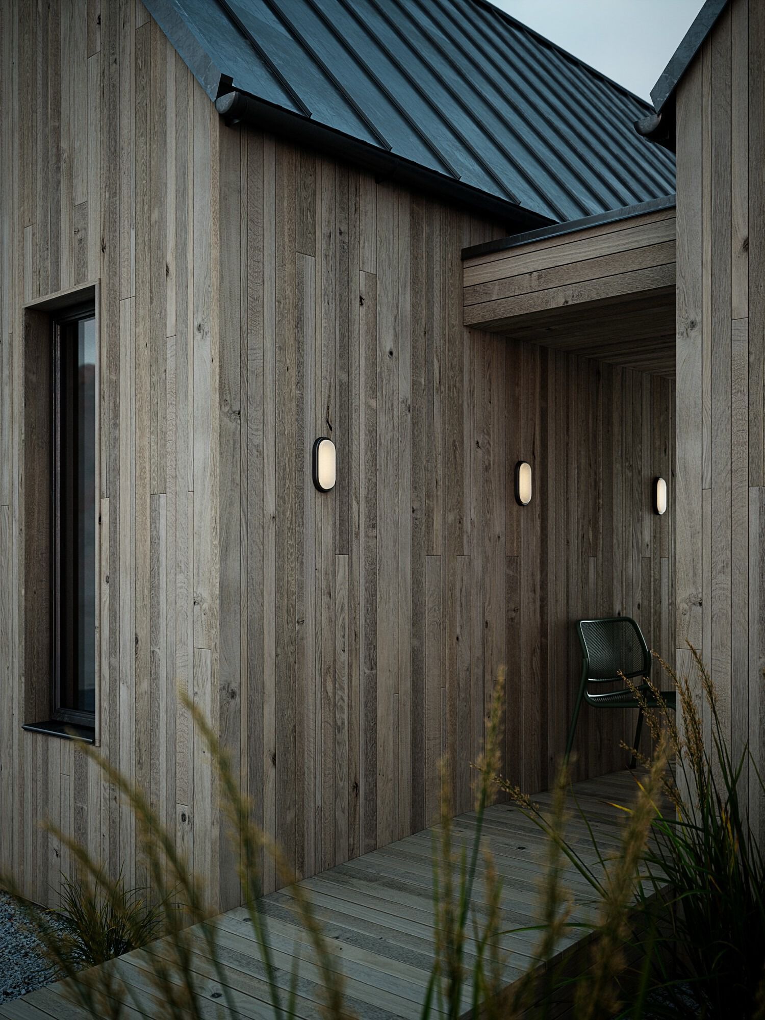 Овальные светодиодные наружные настенные светильники Nordlux Куба ARCH-00042786 - Вид №3