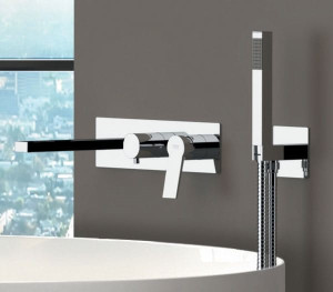 Набор встраиваемых ванн с одной ручкой и ручным душем