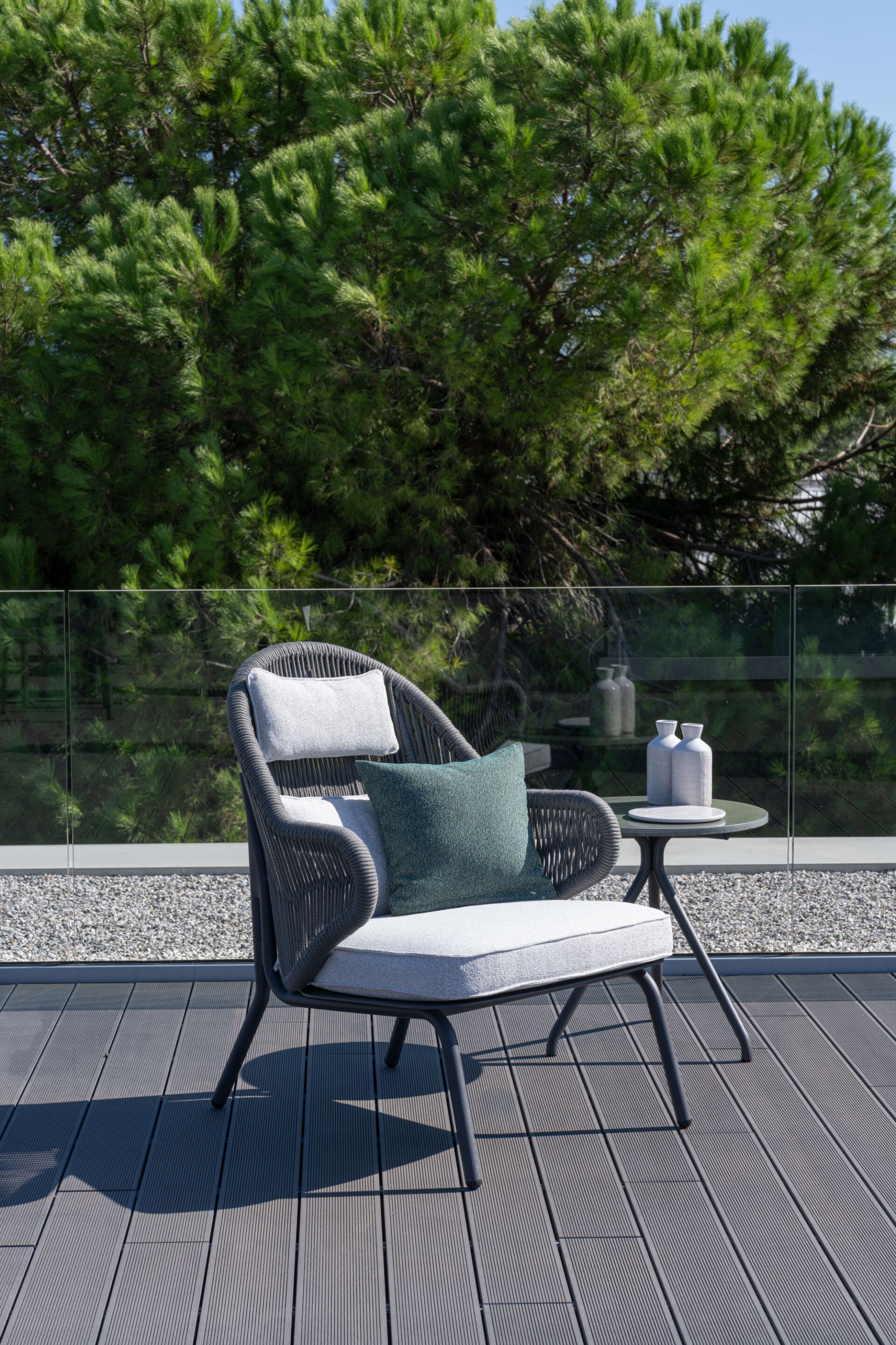 Высокий круглый садовый столик Atmosphera трио ARCH-00101365 - Вид №11