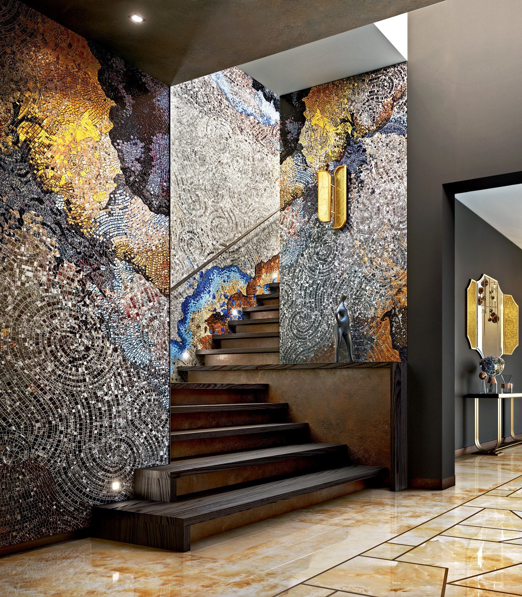 Латунный светодиодный настенный светильник Sicis VISCONTI ARCH-00129691 - Вид №4