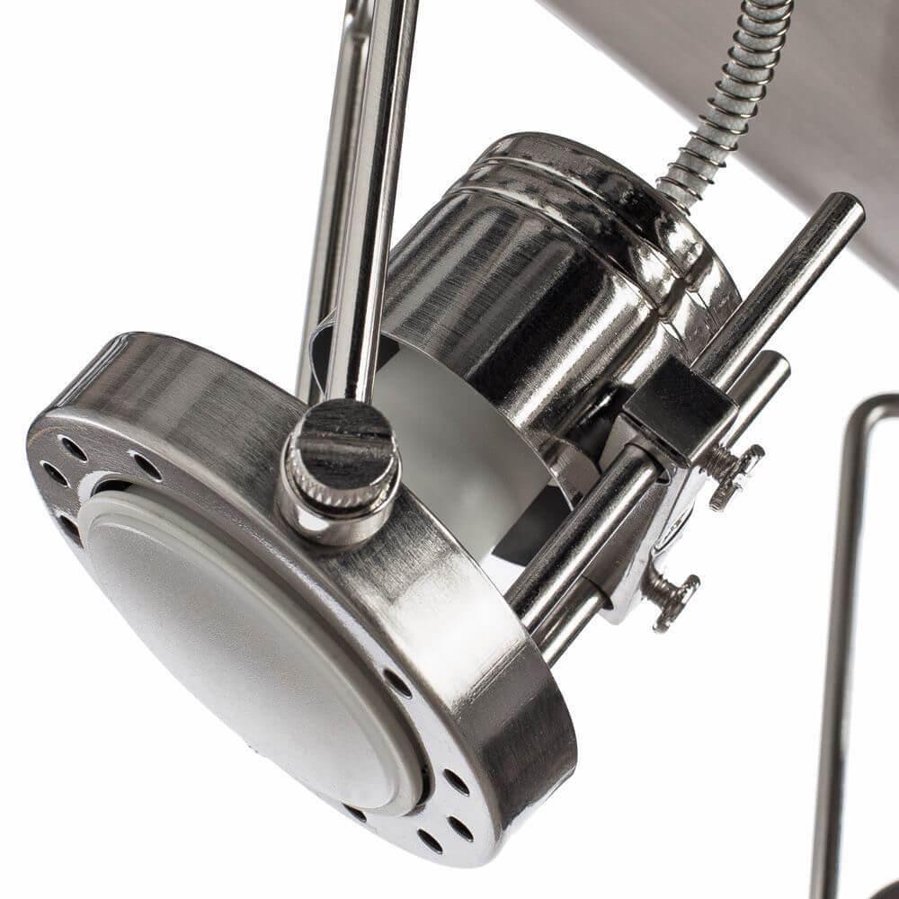 Спот потолочный серебристый с 4 плафонами Arte Lamp Costruttore A4300PL-4SS ARTE LAMP COSTRUTTORE SILVER 00-3923994 Серебро  - Вид №1
