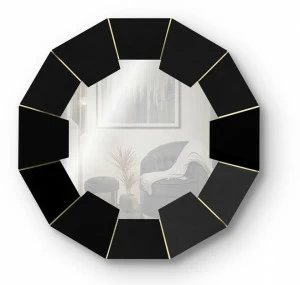 LUXXU Круглое деревянное зеркало в настенной раме Darian