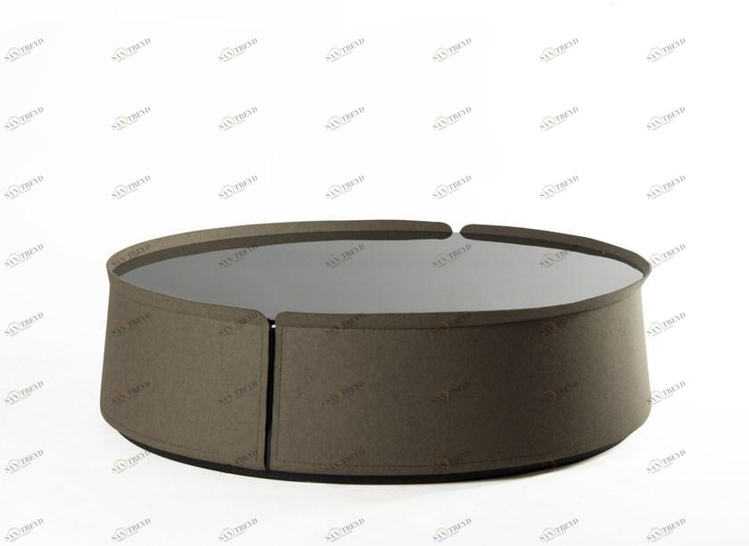 Roche Bobois Круглый стеклянный журнальный столик для гостиной Les contemporains sun-id-1512366