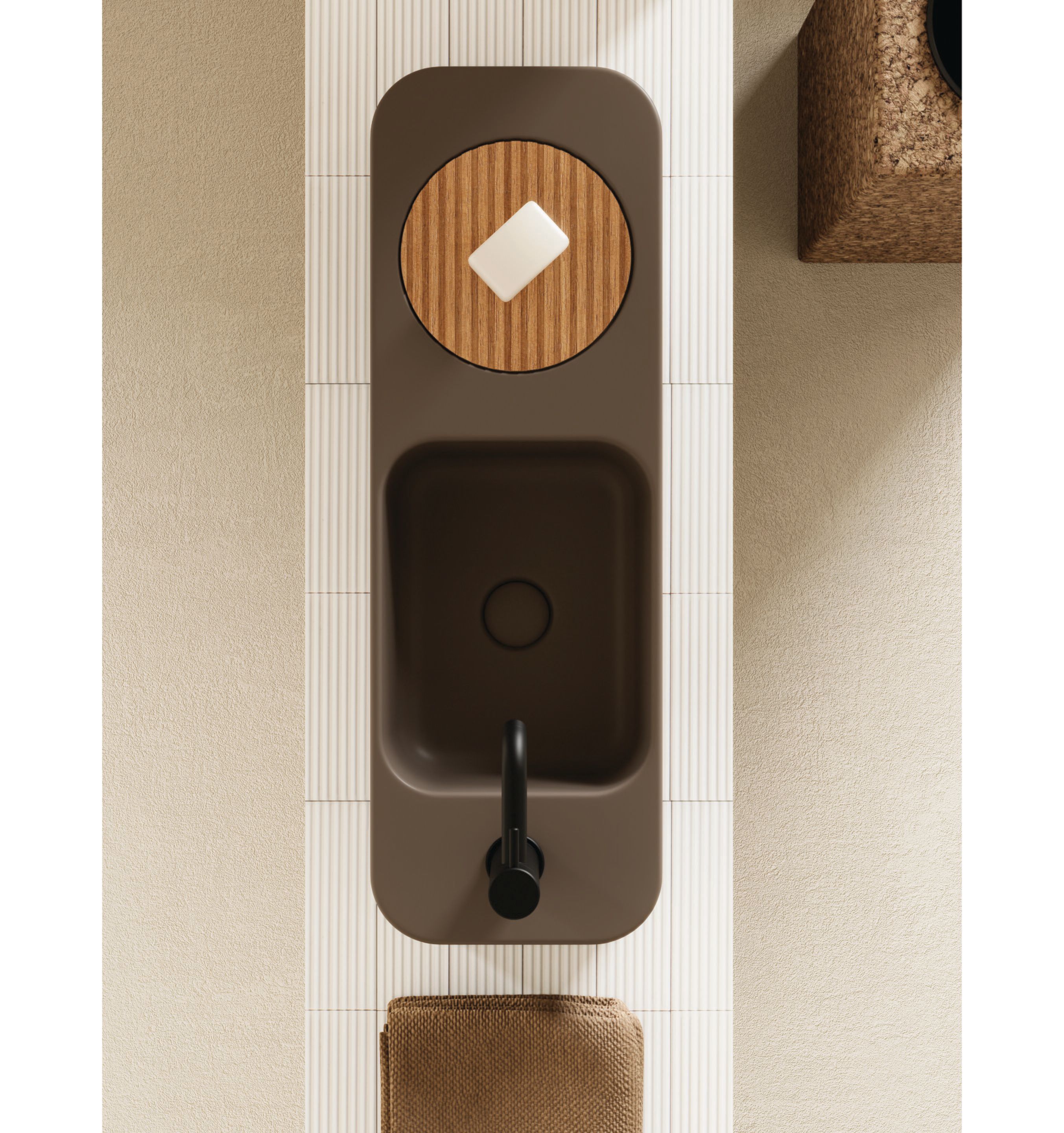 Керамическая прямоугольная столешница для мытья рук Nic Nanoo ARCH-00147301 - Вид №2