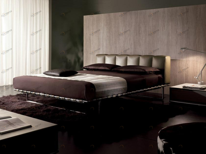 i 4 Mariani Двуспальная кровать с мягким изголовьем Kristall sun-id-1399604