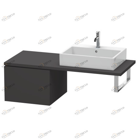 LC583208080 L-Cube Шкафчик для консоли Graphit Super Matt Duravit