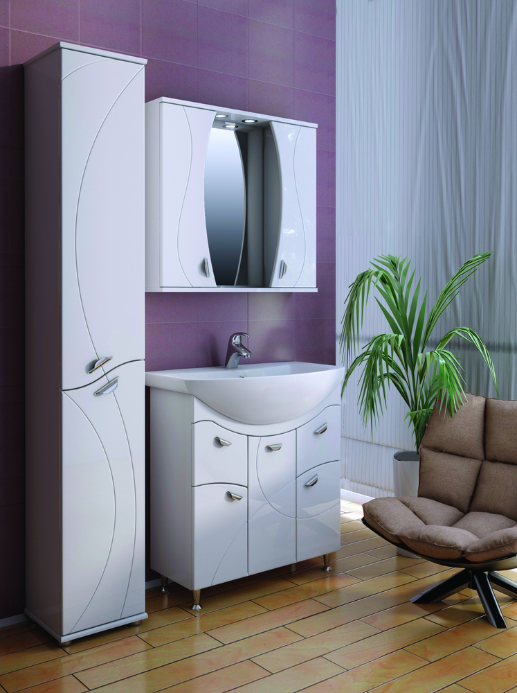 Пенал Faina300⨉300⨉1900 мм белый Santreyd sun-id-664528 - Вид №3