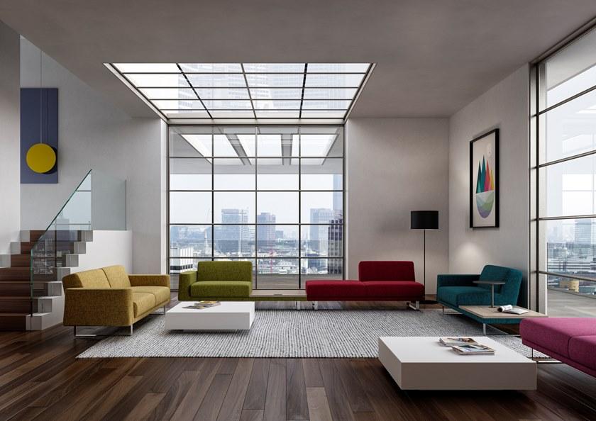 Quadrifoglio Основание дивана из 2-местной ткани Avana sun-id-1473651 - Вид №7