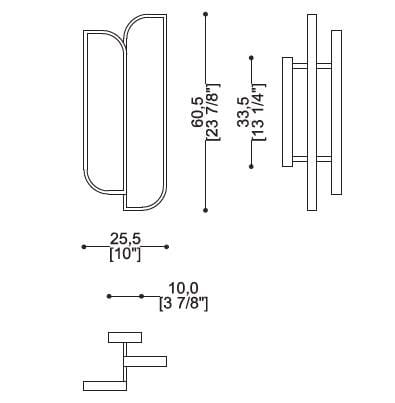 Латунный светодиодный настенный светильник Sicis VISCONTI ARCH-00129691 - Вид №5