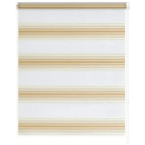 Штора рулонная день-ночь Palermo 100x160 см бежевая