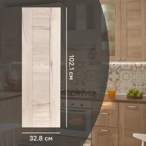 Фасад кухонного шкафа Касли 33.1x102.1 см KONSENSA ЛДСП цвет светлое дерево