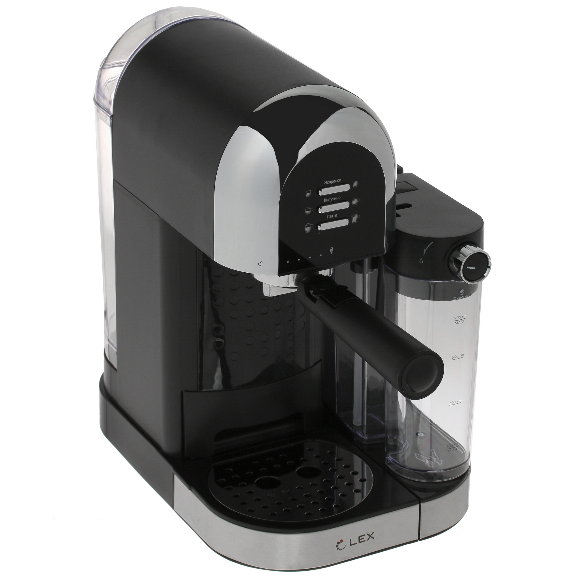 9903499 Кофеварка рожковая LEX LXCM 3503-1 серый STDN-0127799 - Вид №7