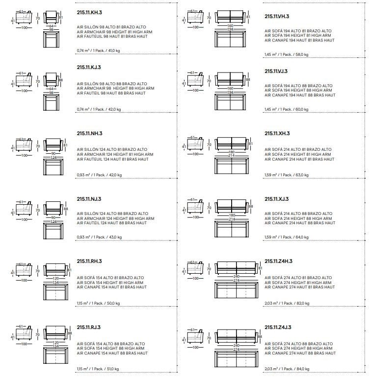 Модульный угловой диван из ткани SANCAL ARCH-00063826 - Вид №7