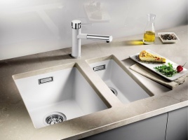 523408 Кухонная мойка Blanco Subline 320-U алюметаллик  Blanco Subline Алюметаллик