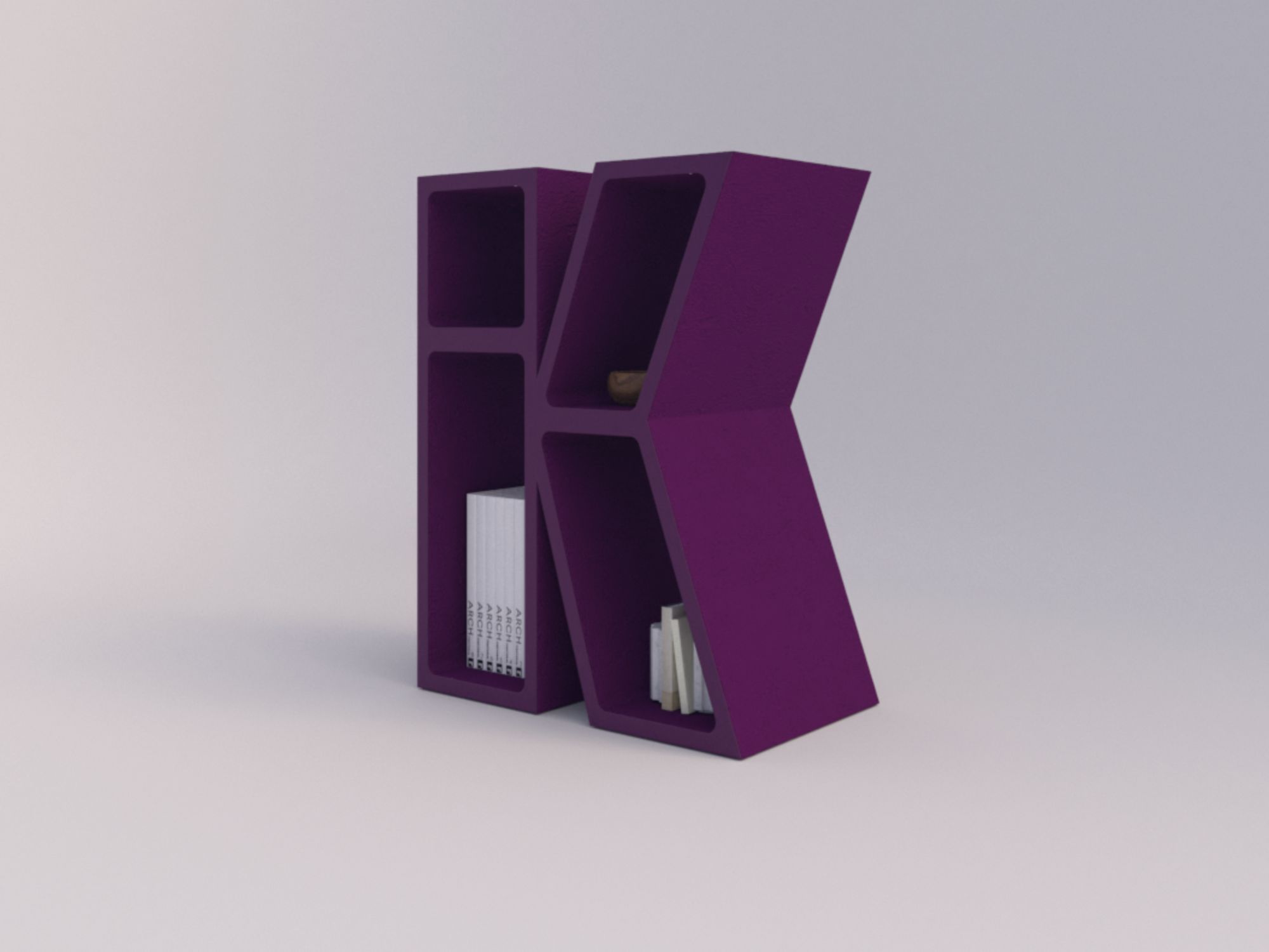 Мебель контейнеры в бетонной конструкции Voltan 555 ARCH-00021949 - Вид №98