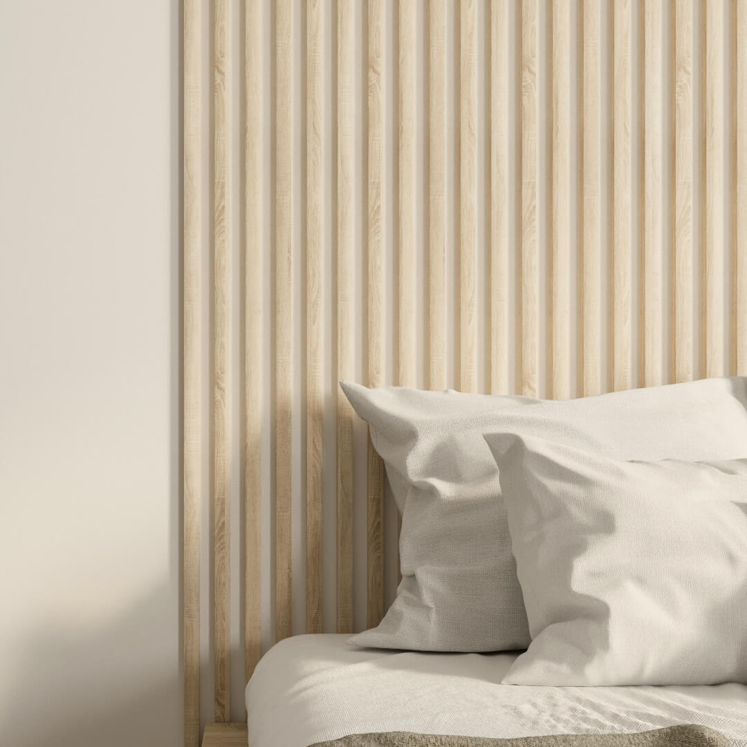 Интерьерная рейка МДФ STELLA Милана Дуб Сонома 20*30*2700 (уп.8 шт.) Стелла ПРО Standart STSR-821 - Вид №1