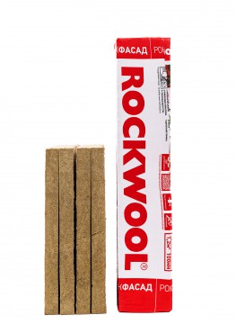 Утеплитель Rockwool РОКФАСАД 1000х600х100 мм (1,2м2;0,12м3) 14100 - Вид №6