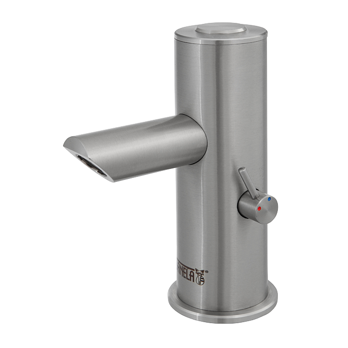 66921 Автоматический смеситель с рычажком для настройки температуры воды, пьезо, 24 В пост. SANELA 