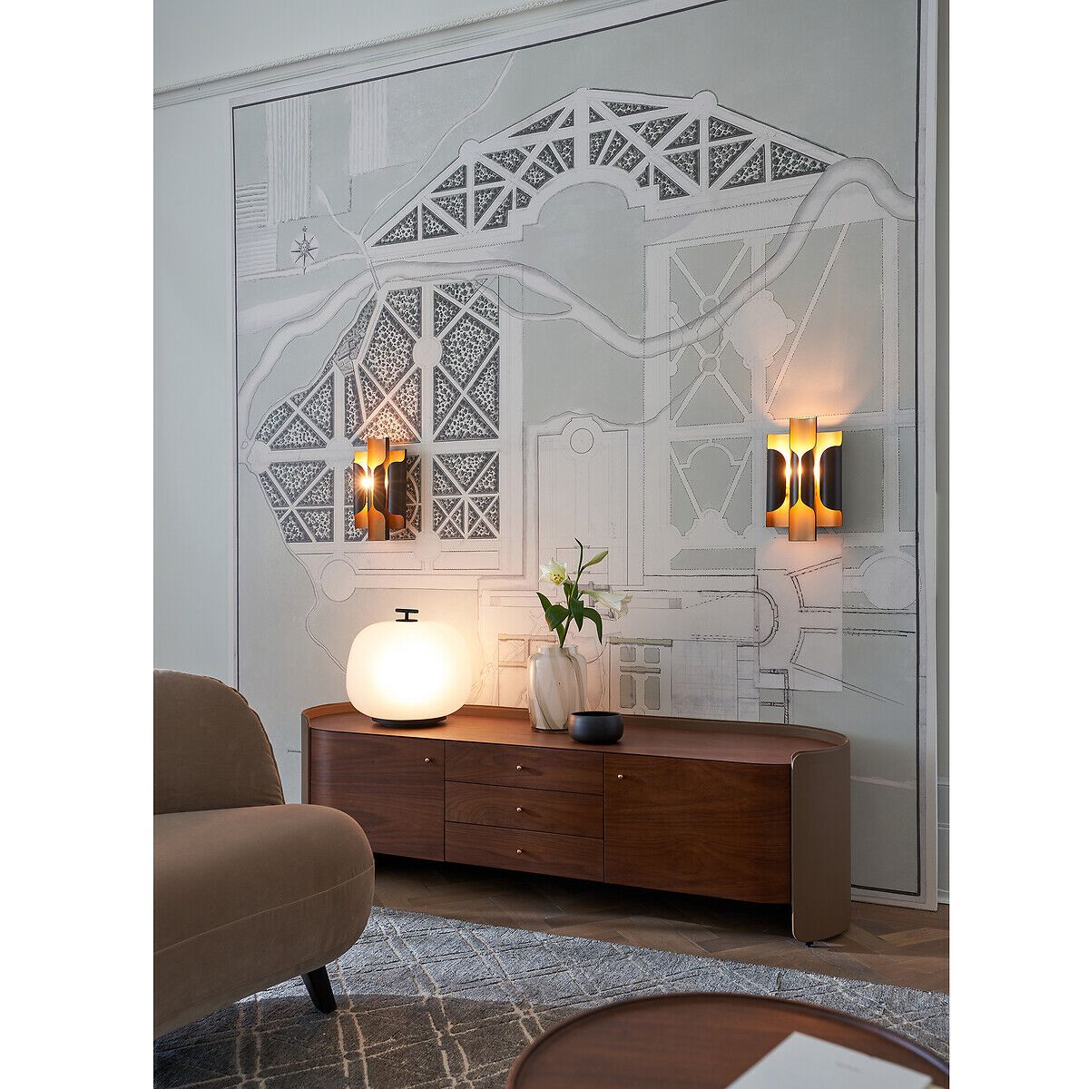 Деревянный и кожаный шкаф для телевизора AMPM Firmo ARCH-00150139 - Вид №5