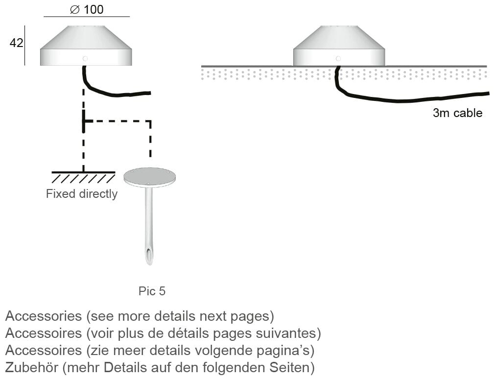 Наружный анодированный алюминиевый светодиодный маркер BEL-LIGHTING FOCUS ARCH-00055649 - Вид №4