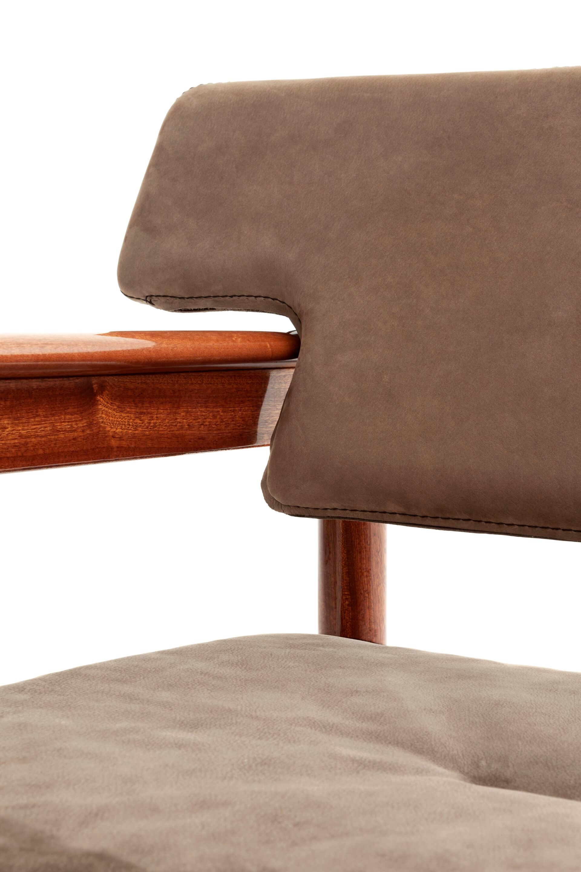 Кожаное садовое кресло с подлокотниками Exteta Vieste ARCH-00065293 - Вид №7