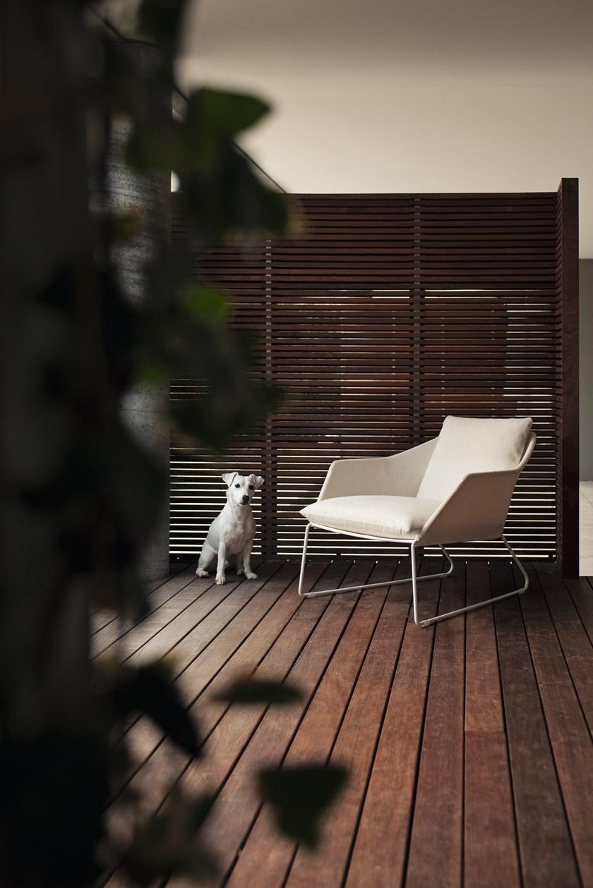 Saba Italia Садовое кресло на санках со съемным чехлом из ткани New york sun-id-1466758 - Вид №2