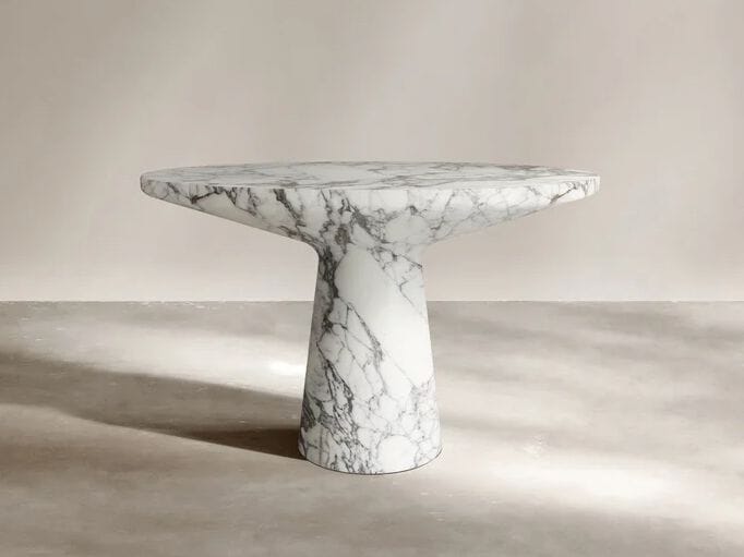 Мраморный журнальный столик с центральным основанием Paloma Editions Jude ARCH-00035581 - Вид №1