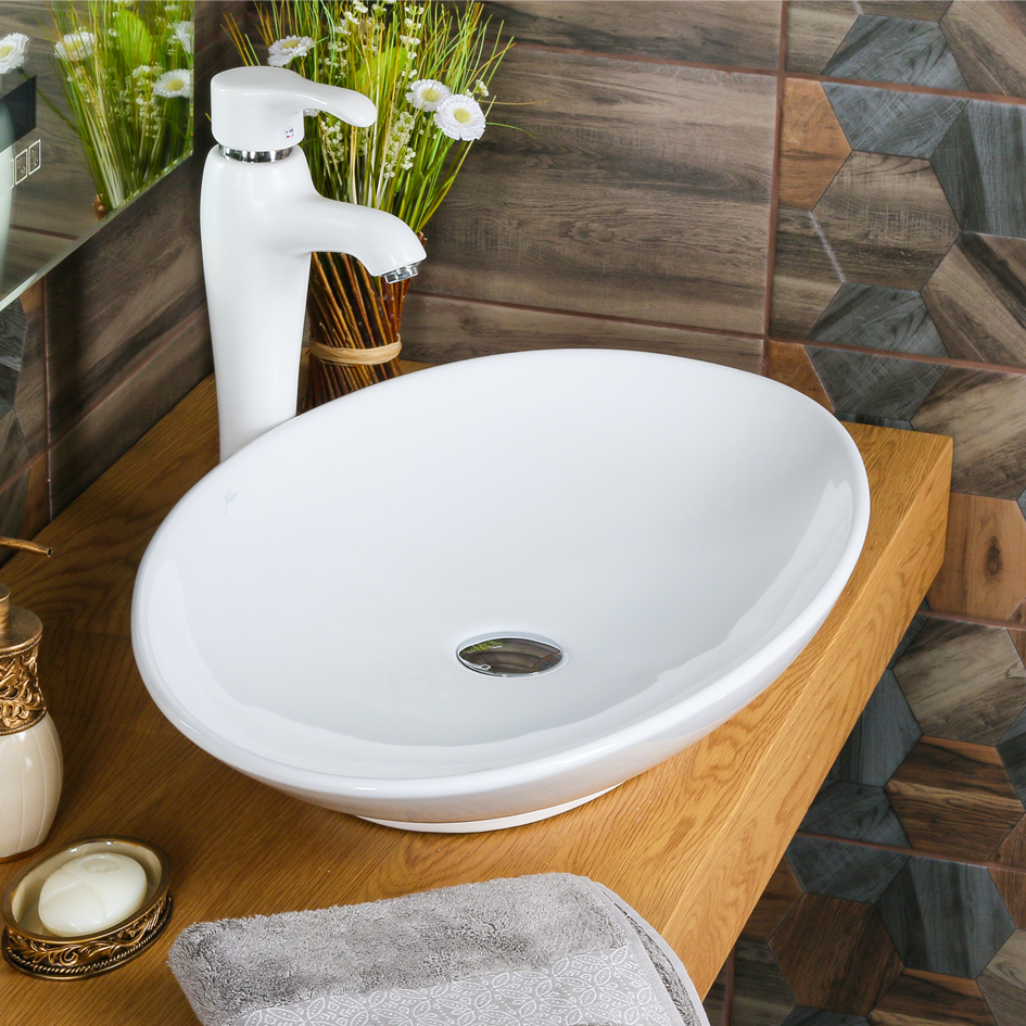 Накладная раковина melana mln-e407 E407-805 - Вид №2